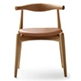 Carl Hansen - CH20 Elbow Chair, Eiche geölt / Leder (Sif 95)