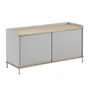 Muuto - Enfold Sideboard 125 x 62 cm, Eiche / grau