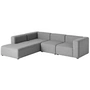 HAY - Mags Sofa, Eck-Kombination 2, links / grau (Hallingdal 116) (EU)