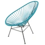 Acapulco Design - Acapulco Classic Chair, petroleum blau / schwarz