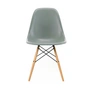 Vitra - Eames Fiberglass Side Chair DSW, Ahorn gelblich / Eames sea foam green (Filzgleiter weiß)