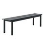 Muuto - Linear Steel Bank 170 cm, schwarz