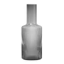 Ferm Living - Ripple Karaffe 0,9 l, smoked grey