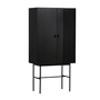 Woud - Array Highboard, schwarz