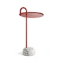 HAY - Bowler Beistelltisch, Ø 36 cm / H 70,5 cm, tile red