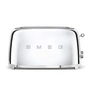 Smeg - 2-Schlitz Toaster TSF02, lang / Chrom
