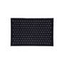 tica copenhagen - Dot Fußmatte 40 x 60 cm, schwarz / grau