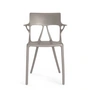 Kartell - AI Stuhl, grau metallic