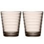 Iittala - Aino Aalto Glasbecher 22 cl, leinen (2er-Set)