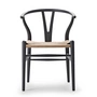 Carl Hansen - CH24 Wishbone Chair, Buche soft grey / Naturgeflecht
