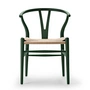 Carl Hansen - CH24 Wishbone Chair, Buche soft green / Naturgeflecht