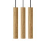Umage - Chimes Cluster 3 LED-Pendelleuchte, Ø 3 x 22 cm, Eiche