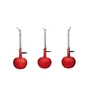 Iittala - Glasapfel (3er-Set), rot