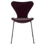 Fritz Hansen - Serie 7 Stuhl, Vollpolsterung, brown bronze / Velvet Belfast pflaume dunkel