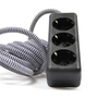 NUD Collection - Extension Cord 3fach-Steckdose, Zebra Skin (TT-90)