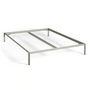 HAY - Connect Bett 180 x 200 cm für Boxspring-Matratze, warm grey