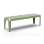 Weltevree - Bended Bench Bank L 140 cm, blassgrün (RAL 6021)