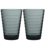 Iittala - Aino Aalto Longdrinkglas 33 cl, dunkelgrau (2er-Set)