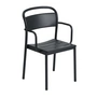Muuto - Linear Steel Armchair, schwarz
