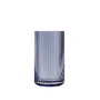 Lyngby Porcelæn - Glasvase, H 12,5 cm, midnight blue