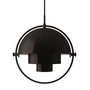 Gubi - Multi-Lite Pendelleuchte Ø 36 cm, Messing schwarz / schwarz