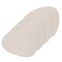 Lind DNA - Tischset Curve L, Nupo soft nude (4er-Set)