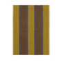 Ferm Living - Hale Geschirrtuch, lime-dunkelblau-chocolate