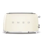 Smeg - 2-Schlitz Toaster TSF02, lang / creme