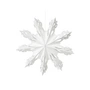 Broste Copenhagen - Christmas Snowflake Deko-Anhänger, Ø 30 cm, weiß