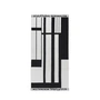 Kristina Dam Studio - Minimal Handtuch, 70 x 140 cm, schwarz / off-white