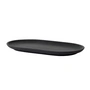 Design House Stockholm - Sand Secrets Servierplatte oval, schwarz