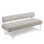 Northern - Daybe Dining Sofa, weiß / hellgrau (Kvadrat Brusvik 02)
