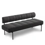 Northern - Daybe Dining Sofa, schwarz / dunkelgrau (Kvadrat Brusvik 08)