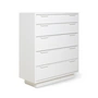 HKliving - Kommode mit 5 Schubladen, egg shell white