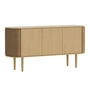 Umage - Treasures Sideboard mit 3 Türen, Eiche natur / sugar brown