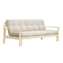 Karup Design - Unwind Schlafsofa, Kiefer natur / Cord ivory (510)