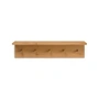 Ferm Living - Place Wandregal mit 5 Haken, L 75 cm, Eiche