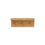 Ferm Living - Place Wandregal mit 3 Haken, L 45 cm, Eiche