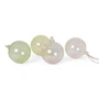 Ferm Living - Glass Baubles Christbaumkugeln, Large, mehrfarbig hell (4er-Set)