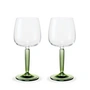 Kähler Design - Hammershøi Weingläser, Weißwein 35 cl, grün (2er-Set)