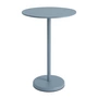 Muuto - Linear Steel Bistrotisch Outdoor, Ø 70 x H 105 cm, hellblau