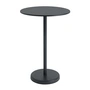 Muuto - Linear Steel Bistrotisch Outdoor, Ø 70 x H 105 cm, schwarz