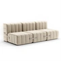 Ambivalenz - Curt Sofa Set 6, grau / beige (Jet - 9110)