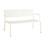 HAY - Balcony Lounge Bank mit Armlehnen, L 121,5 cm, chalk beige