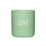 Design Letters - AJ Favourite Porzellan Becher, Love / green bliss