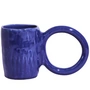 Petite Friture - Donut Kaffeebecher large, bleu