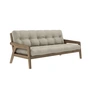 Karup Design - Grab Sofa, Kiefer carobbraun / linen (914)