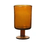Ferm Living - Oli Weinglas, recycelt amber