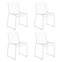 HAY - Hee Dining Chair, weiß (4er-Set)