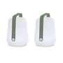 Fermob - Balad Akku LED-Leuchte, H 25 cm, kaktus (2er-Set)
